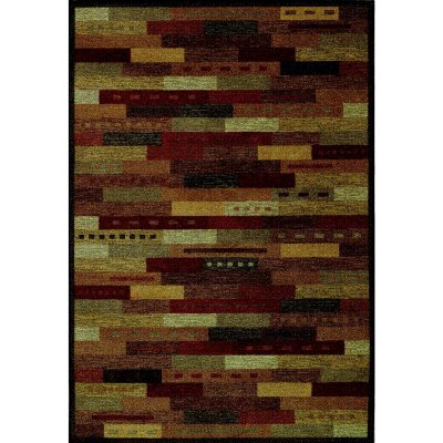 Village Brickwork Area Rug - 4'11" x 7' - Multi