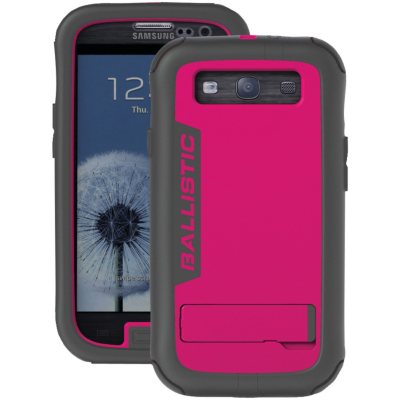 Ballistic Every1 Case for Samsung Galaxy S III - Black / Pink