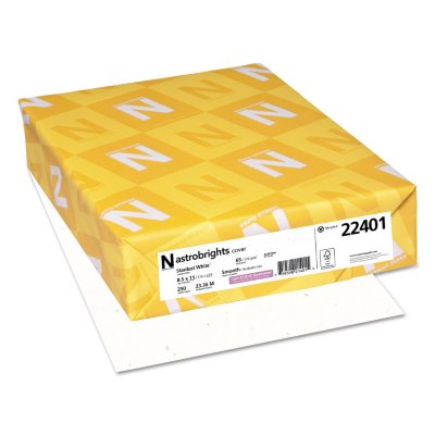 Wausau - Astrobrights Cover Stock, 65lb, Stardust White - 250 Sheets