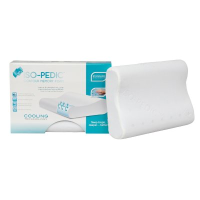 Iso pedic contour 2024 memory foam pillow