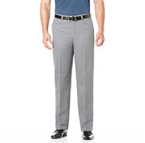 Men's Casual Expander Waist Grey Pants W34l30