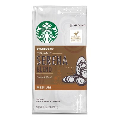 Starbucks Organic Serena Blend, Ground (32 oz.)
