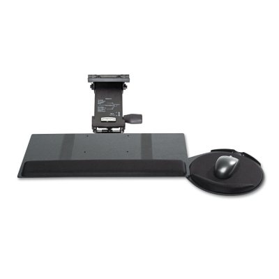 Kelly Computer Supply - Leverless Lift N Lock Keyboard Tray, 19w x 10d -  Black