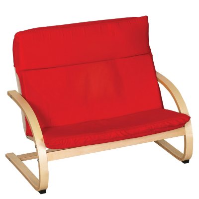 Children's Red Double Seat Comfort Chair