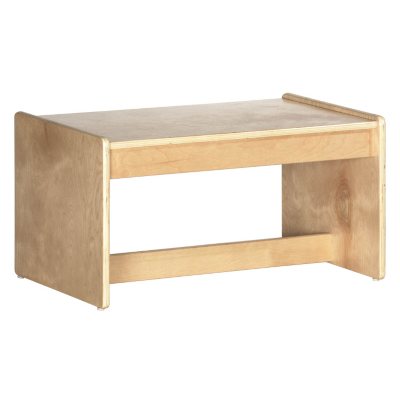 ECR4Kids Children's Coffee Table, Natural Finish