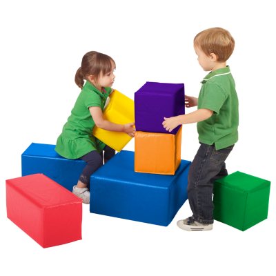 ECR4Kids SoftZone Foam Big Blocks Set - 7pc.