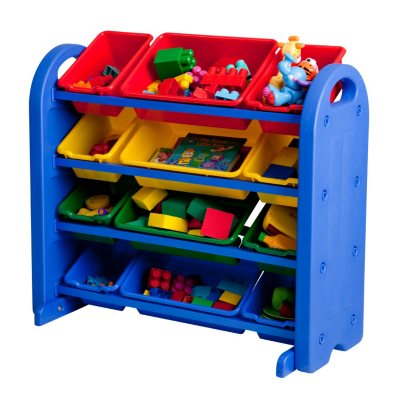 ECR4Kids 4 Tier Plastic Storage Organizer