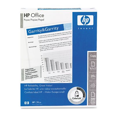 HP - Office Paper, 20lb, 92 Bright, 3-Hole Punched - Ream