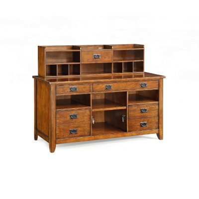 Mission Hills Collection Credenza with Hutch