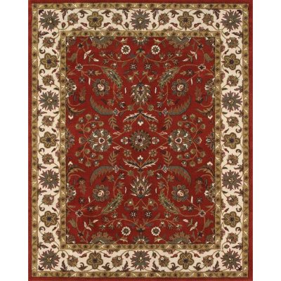 Thomasville Special Additions 100 Wool Rug 8' x 10' Red/Ivory eBay