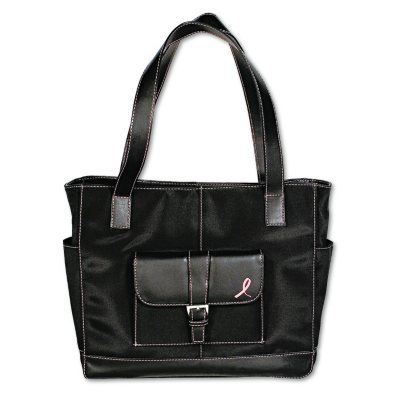 Day-Timer - Pink Ribbon Microfiber Tote - 10% Proceeds to Breast Cancer Research