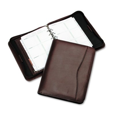 Personal Organizer Starter Set, Verona Leather Bin