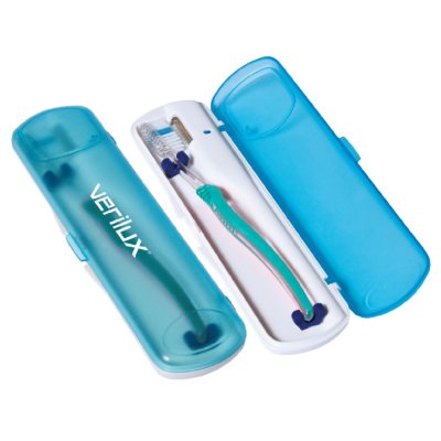 CleanWave Portable Toothbrush Sanitizer Twin Pack