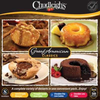 Chudleigh's Classic Variety Desserts - 44.8 oz. - 8 ct. 