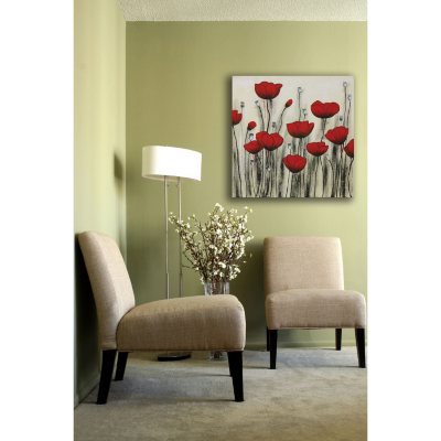 Garden Poppies Canvas