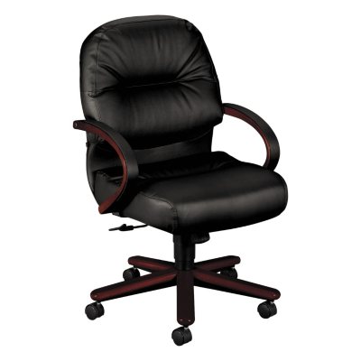 UPC 782986666660 product image for Hon Mahogany Managerial Mid-back Swivel Chairs | upcitemdb.com