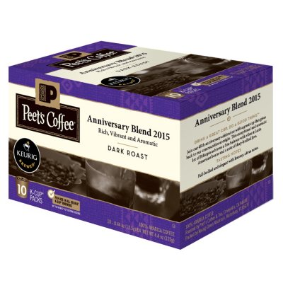 Peet's Coffee, Anniversary Blend, Dark Roast K-Cups (60 ct.)