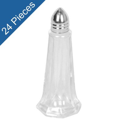Chrome Top Tower Spice Shakers - 1 oz. - 24 pk.