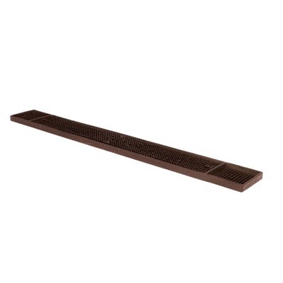 27" x 3.25" Red Rubber Bar Mat - 1 pk. 