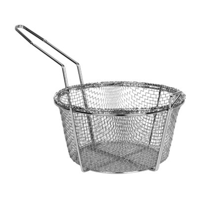 Stainless Steel Round Fry Basket - Various Sizes