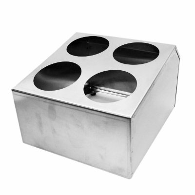Flatware Cylinder Holder - 4 Holes