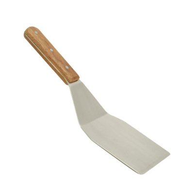 Hamburger Turner with Wooden Handle - 4" x 5"