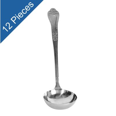 Sunflower Stainless Steel Ladle - 12 pk. - Sizes 4 or 4.5 oz.