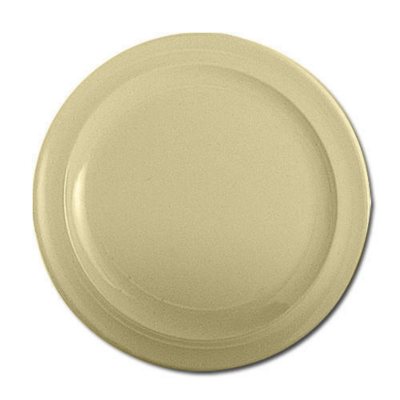 Excellanté Melamine Tan Collection Round Dinner Plate - Tan - 10.25" - 12 pc.