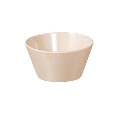 Excellanté Melamine Collection Bouillon Cup - Tan - 8 oz. - 3.88" - 12 pc.