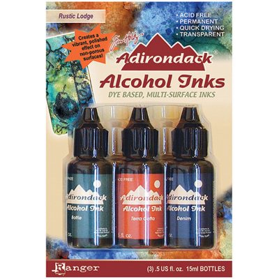 Adirondack Alcohol Ink 3-Pack (.5 Oz Each) - Rusti