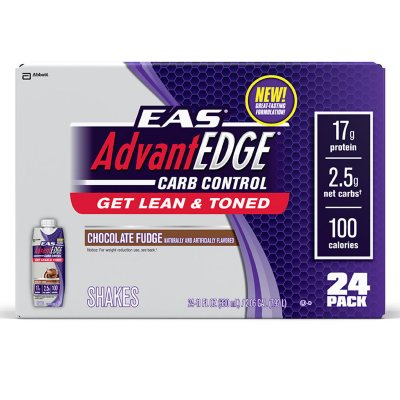 EAS® AdvantEDGE® Chocolate Fudge Shake - 24/11 oz. 