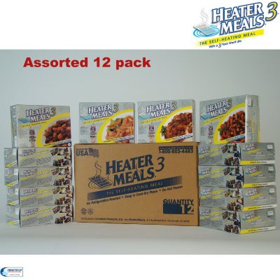 HeaterMeals 3 Assorted 12 Meal Pack