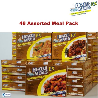 HeaterMeals EX 96-Hour Pack - 48 Main Entrées