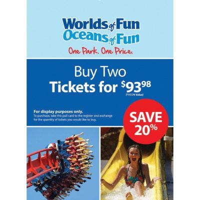 Cheap Worlds Of Fun Tickets Price Chopper Fun Guest