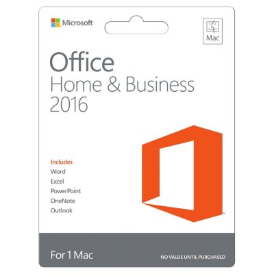 Microsoft Office Home & Business 2016 for Mac, 1 Mac