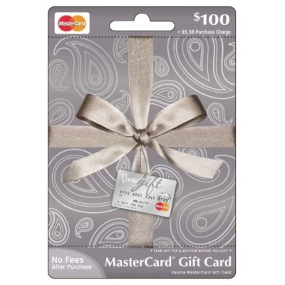 MasterCard Gift Card - $100