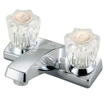 Hardware House 2 Handle Bathroom Faucet w/ Chrome Finish