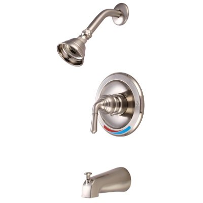 Hardware House Single Handle Tub/Shower Faucet w/ Satin Nickel Finish