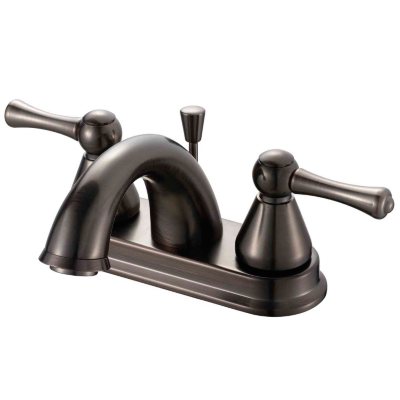 Hardware House 2 Handle Bathroom Faucet w/ Classic Bronze Finish