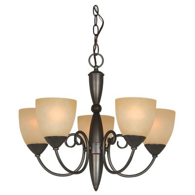 Hardware House Berkshire 5-Light Chandelier - Classic Bronze