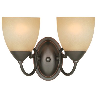 Hardware House Berkshire 2-light Bath/Wall Light - Classic Bronze
