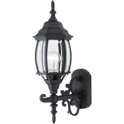 Hardware House Outdoor Coach Lantern - Textured Black