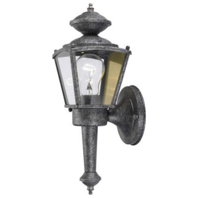 Hardware House Outdoor Square Coach Lantern - Antique Silver