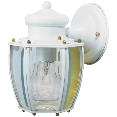 Hardware House Outdoor Wall Lantern - Textured White