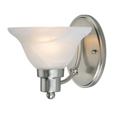 Hardware House Bristol 1-Light Bath/Wall Light -  Brushed Nickel