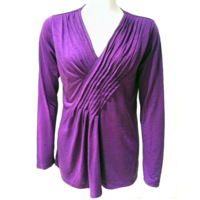 Pleat Front Top - Various Colors