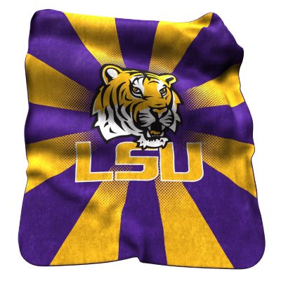 LSU Raschel Throw