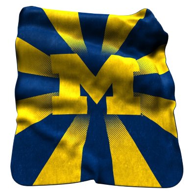 Michigan Raschel Throw