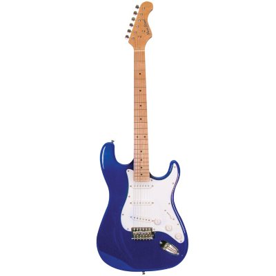 UPC 809312021198 product image for Main Street Double Cutaway Electric Guitar with Blue Laminated body | upcitemdb.com