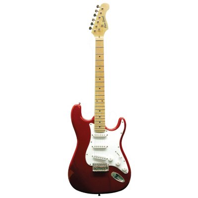 UPC 809312021235 product image for Main Street Double Cutaway Electric Guitar with Red Laminated Body | upcitemdb.com